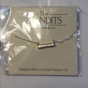 Simple Silver Bar Necklace